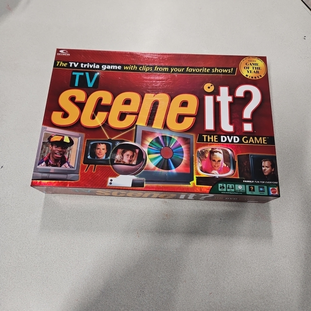 TV Scene It? The DVD Board Game 2005 Excellent Condition Complete